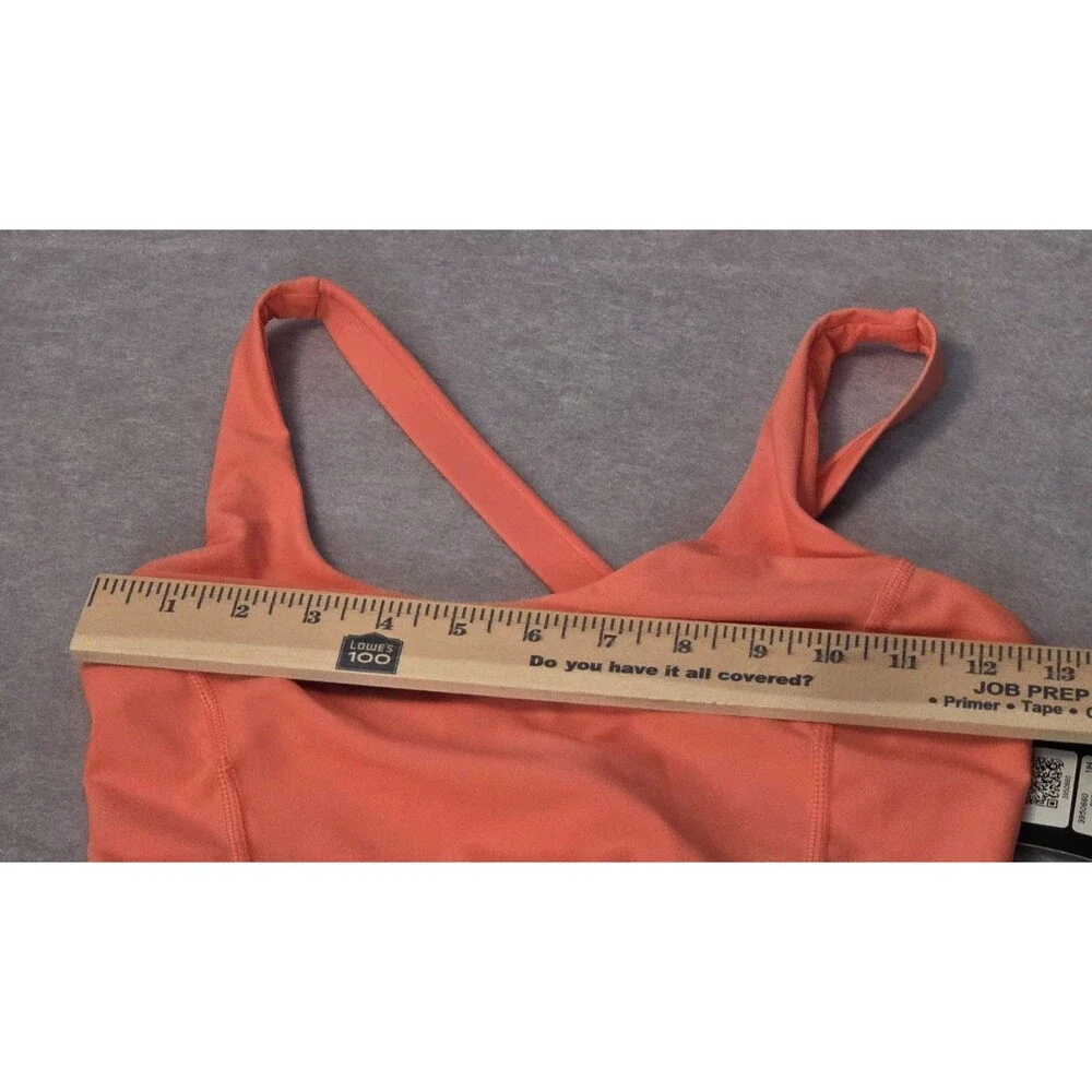 Body Glove SMOOTHIES MABEL CORAL Active SWIM ROMPER SZ M  Crisscross Back NWT